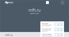 Desktop Screenshot of mfh.ru