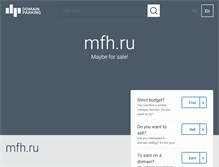 Tablet Screenshot of mfh.ru